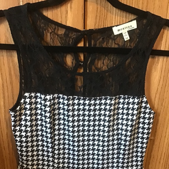 Lace & Gingham Print Top - Picture 5 of 8